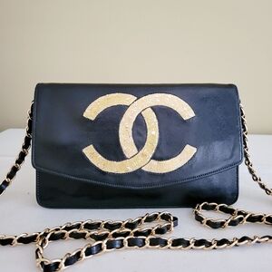 Chanel Timeless Clutch Wallet with Chain Crossbody